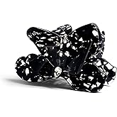 Flower Hair Claw Clips,Acetate Flower Hair Clips Cute Large Hawaiian Claw Clips for Women,3.82 Inch, Durable Design for Thick or Thin Hair (Black)