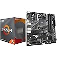 Micro Center AMD Ryzen 5 4500 Desktop Processor with GIGABYTE B550M K Motherboard (Micro-ATX, DDR4, Dual M.2, SATA 6Gb/s, PCIe 4.0)