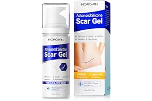 Silicone Scar Gel: 50g Silicone Gel for Scars - Smooth Skin Appearance for Old and New Scars - for Sensitive Skin