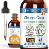 Cleanse Drops - Chanca Piedra Liquid, Kidney &amp; Gallbladder Cleanse | Concentrated chanca piedra extract, the botanical also known as stone breaker. Alcohol-free liquid, vegan, 2 fl oz.