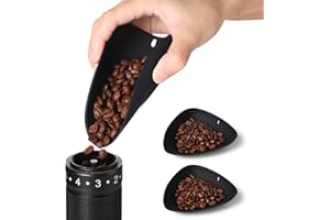 Bincoo Flexible Silicone Coffee Bean Dosing Cup, 2 Pack Weigh Boat Container, No Mess Pouring, Compatible as a Weighing Tray.