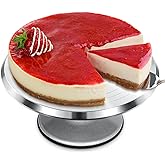 12'' Cake Stand, Cake Spinner Cake Decorating Supplies, Round Decorating Turntable Revolving Aluminum Table Holder Baking Dis