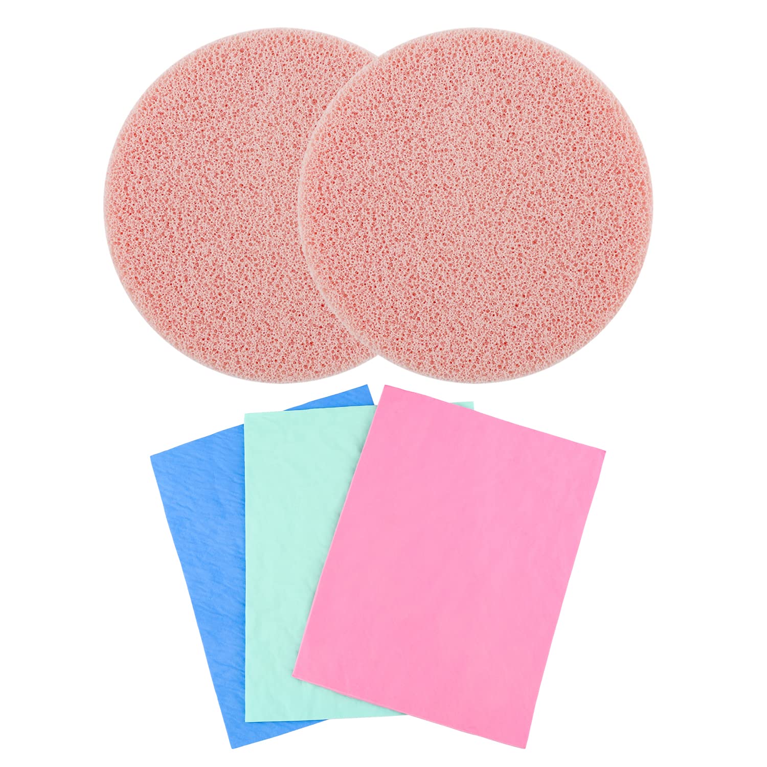 5 Pcs/Set Stamp Shammy Scrubber,Stamp Cleaning Sponge,Ink Removing Tool for Applicable to Stamp Cleaning Cloth Stamps Rubber Stamps,Stamp Positioners and Craft Supplies Tool — image 1