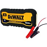 DEWALT DXAELJ18C 1800 Peak Amp Lithium Jump Starter with USB Power Bank | For 4, 6 and 8-cylinder Gas and Diesel Cars, Trucks, Motorcycles, SUV's, Boats, ATV's, and RV's, with bulit in LED flashlight