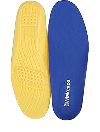 Shoe Insoles, Full Length Comfort Cushioning Arch Replacement Shoe Insole/Insert for Men's&Women's (Men's 13-13.5, Women's 15-15.5, Blue)