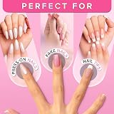 NYK1 NailBond Brush On Nail Glue 8ml Strong for Press On Tips Acrylics Long view 3