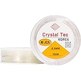 Genuine Crystal Tec Korea TPU Cord Clear Strong Stretchy Elastic Jewelry Making Beading String (100M, 0.3mm)