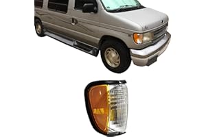 UPPARTS Parking Signal Light For 1992-2003 Ford Econoline E150 E250 E350 E450 E550 - Fits Passenger Side - Corner Signal Marker Light Includes Lens and Housing - Replacement For F2UZ 13200 A