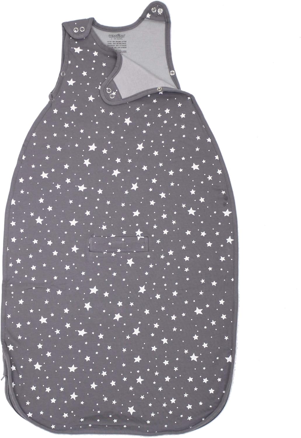 Woolino Ultimate 4 Season Baby Sleeping Bag, Merino Wool Baby Sleep Sack, Organic Cotton Outer - Image 3