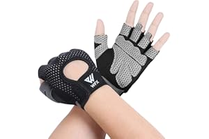 WESTWOOD FOX Weight Lifting Gloves for Men Women Gym Gloves with Wrist Wrap Support for Workout Training Exercise Fitness Hanging, Pull ups for Dumbbell, Cycling