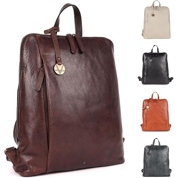 Amazon.com: Genuine Leather Backpack for Women Convertible  display picture 1