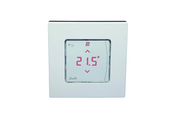 Danfoss 088u1015 Raumthermostate Aufputz Icon Display Digital, 230 V, für Fußbodenheizung Hydraulische und andere Anwendungen