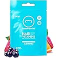 Sugarbear Hair Vitamin Gummy 14 Day Supply Extra Strength Biotin 6000mcg, Growth for Men & Women, Vegan Vitamin B12, MSM, Inositol, Omega 3, Elderberry, Certified Kosher, Halal, Cruelty-Free