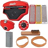 RaceWax Multi Edge Kit 80mm - Three Diamond Stones for Ski Base and Side with Gummi & More - (ZL-7033)