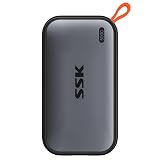 SSK Portable SSD 500GB External Solid State Drives, up to 1050MB/s USB C SSD External Hard Drive USB 3.2 Gen2 for iPhone 15/Pro, Windows, Mac, Android Phones and Tablets