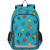 JHKKU Kids Backpack Elementary Middle School Bags for Boys Girls | Travel, Daypack, Lightweight, Waterproof, with Reflective Strip