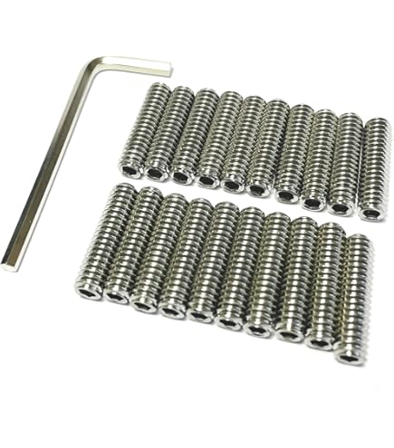S.tarrkk.*・ ZDingTech 20pcs Set Screws 1/4-20 x 1 inch 304 Stainless