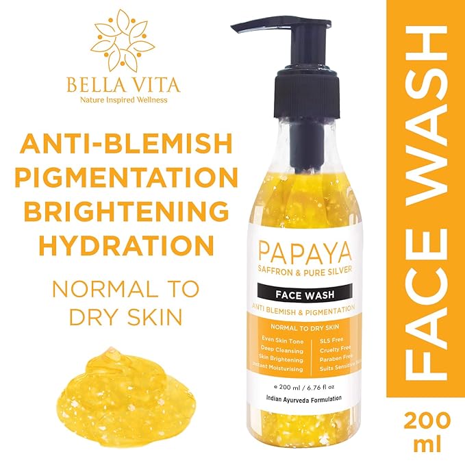 papaya pigmentation face wash