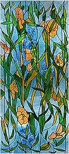 Glue Free 3D Rainbow Window Film Colorful Easy to Install On Flat Decorative Window Films Non-Adhesive Frosted Glass Sticker Heat Control Anti UV Protective Cover for Home Decor