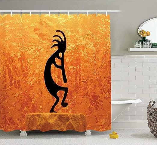 Amazon Com Ashasds Shower Curtains Kokopelli Decor Southwestern