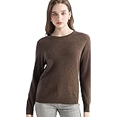 Chanyarn Women's 100% Pure Cashmere Sweater 2025 Fall Winter Crew Neck Long Sleeve Warm Soft Knitted Pullover