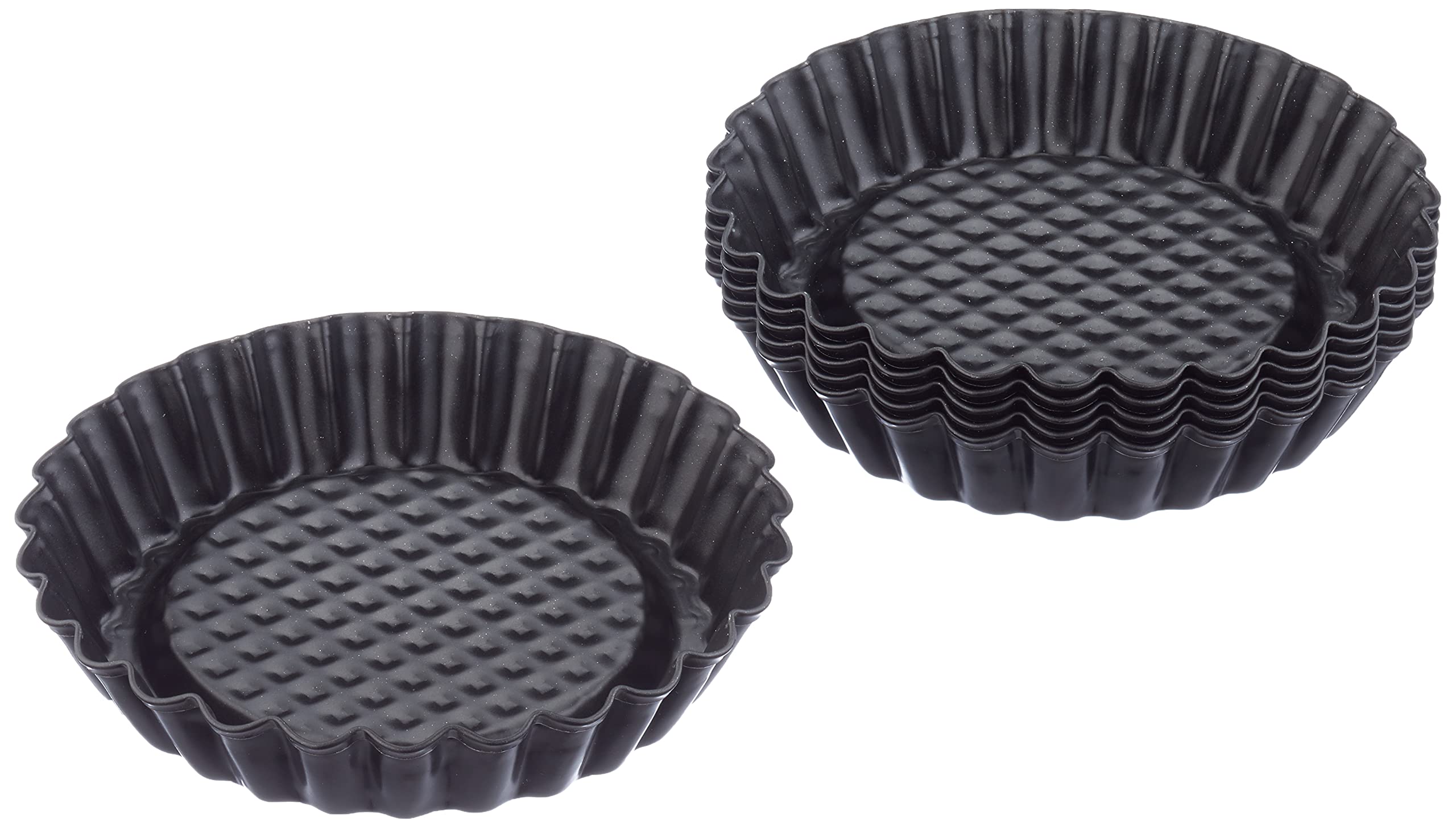 Kaiser 769806 "Patisserie" Tartlets, Multi-Colour, 10 cm, 6-Piece