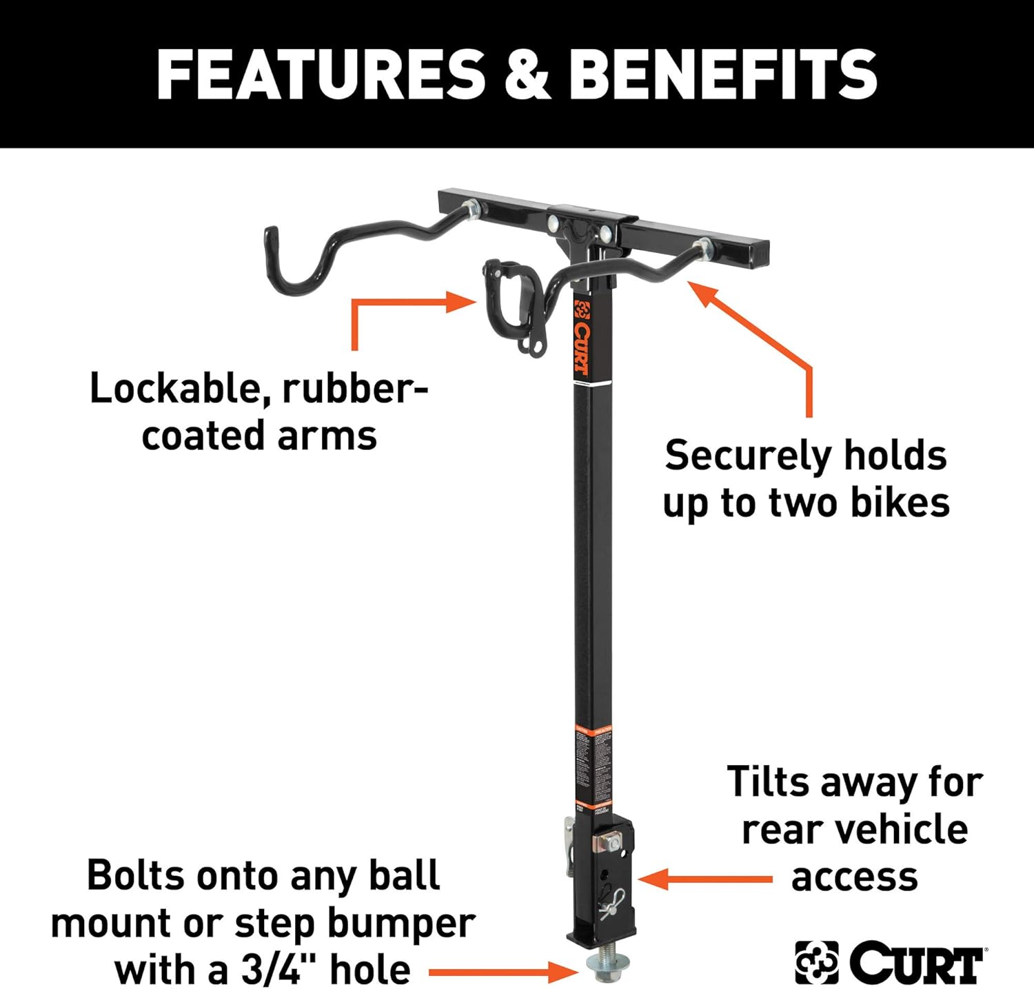 bolt on bike rack