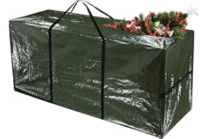 KUUQA Christmas Tree Storage Bag Fits Up to 7 Ft Xmas Trees,Heavy Duty Organizer Storage Bag Reusable Moving Bag with Strong 