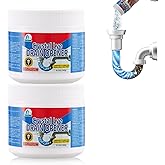 BELL BIRD Drain Opener,Powerful Unclogging,Crystal lye, Sodium hydroxide, Unclog drains, Bathroom sinks, Kitchen sinks, Shower pipes (2 PSC, Gram, 520)