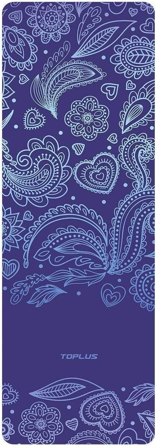 POIUY Slip Texture With A Professional Yoga Mat Straps,Dreamy Pink 1/8