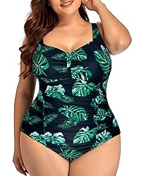 Daci Women Plus Size One Piece Swimsuits - Tummy