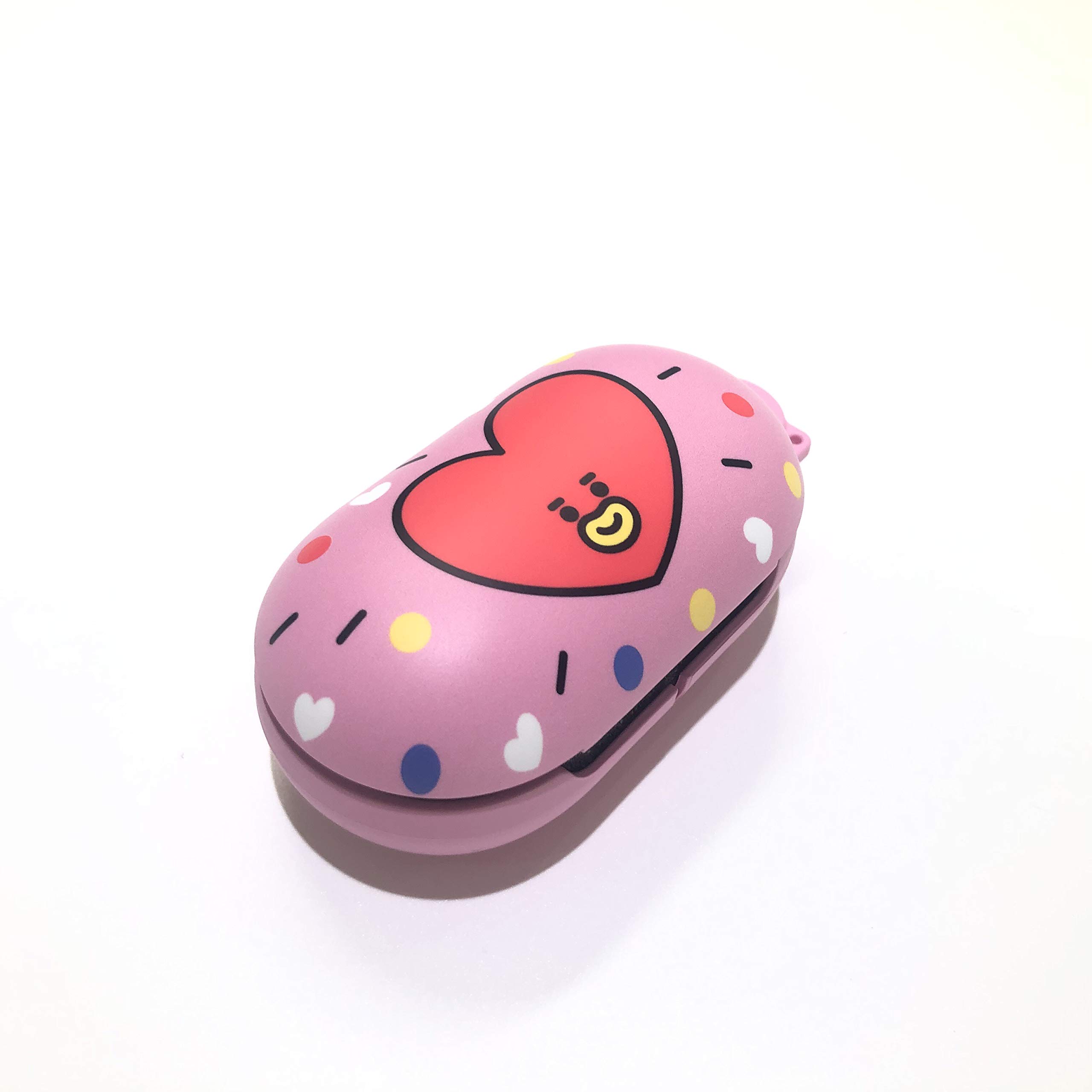 BT21 Official Buds Case Cover, V, Full Protective Cover Compatible with Samsung Galaxy Buds (TATA)