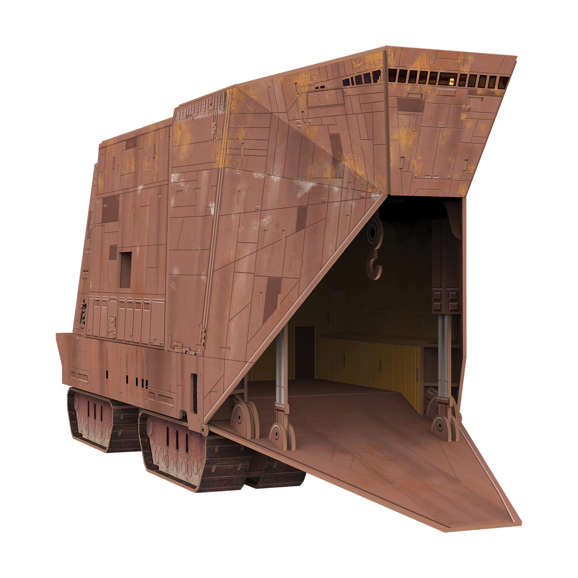University Games Star Wars: The Mandalorian Sandcrawler Model Kit, Brown, (U08560)