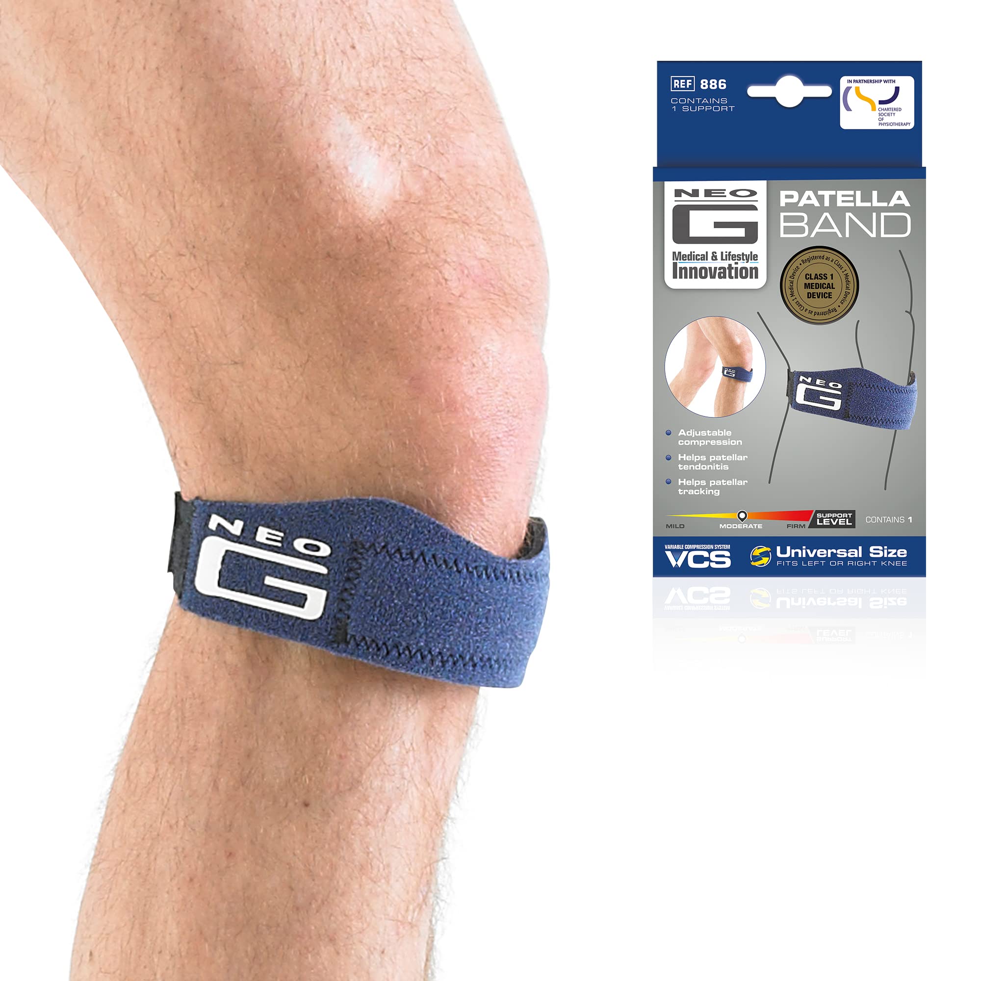 Neo-G Patella Tendon Knee Strap – Knee Band for Patella Tendonitis, Patellar Tracking