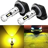 PHINLION 881 Yellow LED Fog Light Bulbs, 3800