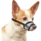 Evollax Dog Muzzle for Small Dogs &ndash; Soft Air Mesh Muzzle for Small Dog | Perfect for Barking and Biting Prevention