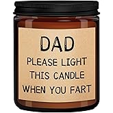 Dad Christmas Gifts for Men Funny Birthday Christmas Gifts for Dad from Daughter & Son Unique Mens Gift for Dads Who Have Everything Hilarious Holiday Presents Gag Gift for Fathers, 100% Soy Wax