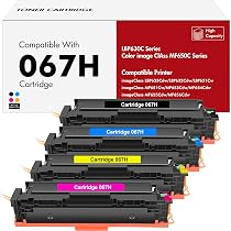 067H Black Toner Cartridge High Capacity Replacement for Canon 067