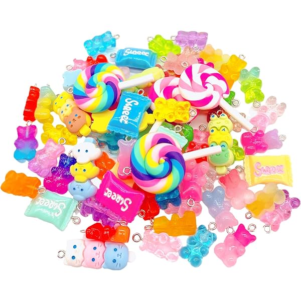 KitBeads Enamel Charms Assortment - 30pcs Cute Pendant Charms For Jewelry Making, Mixed Styles