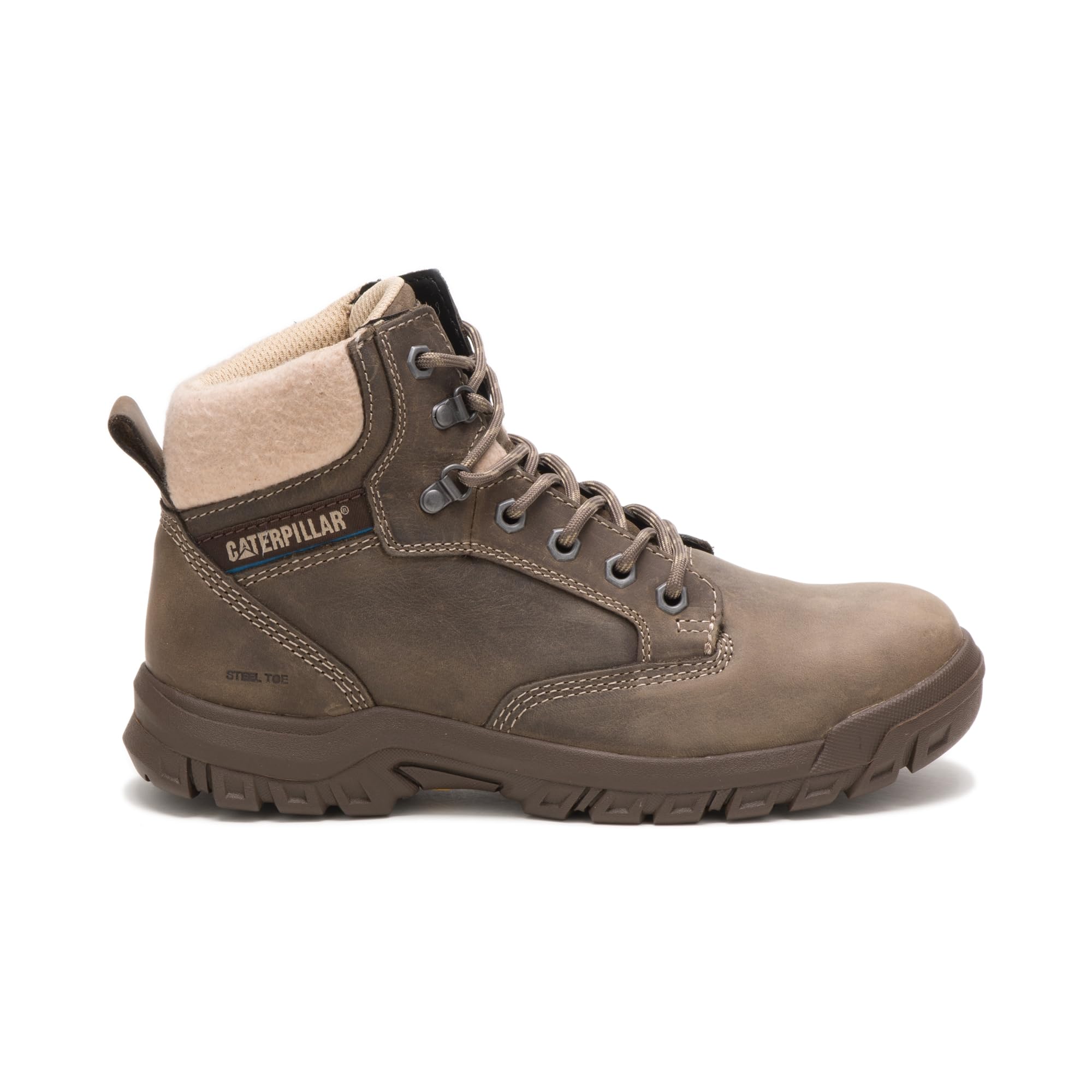 CAT Footwear Women’s Tess ST Construction Boot, Dark Gull Grey, 8.5 Wide