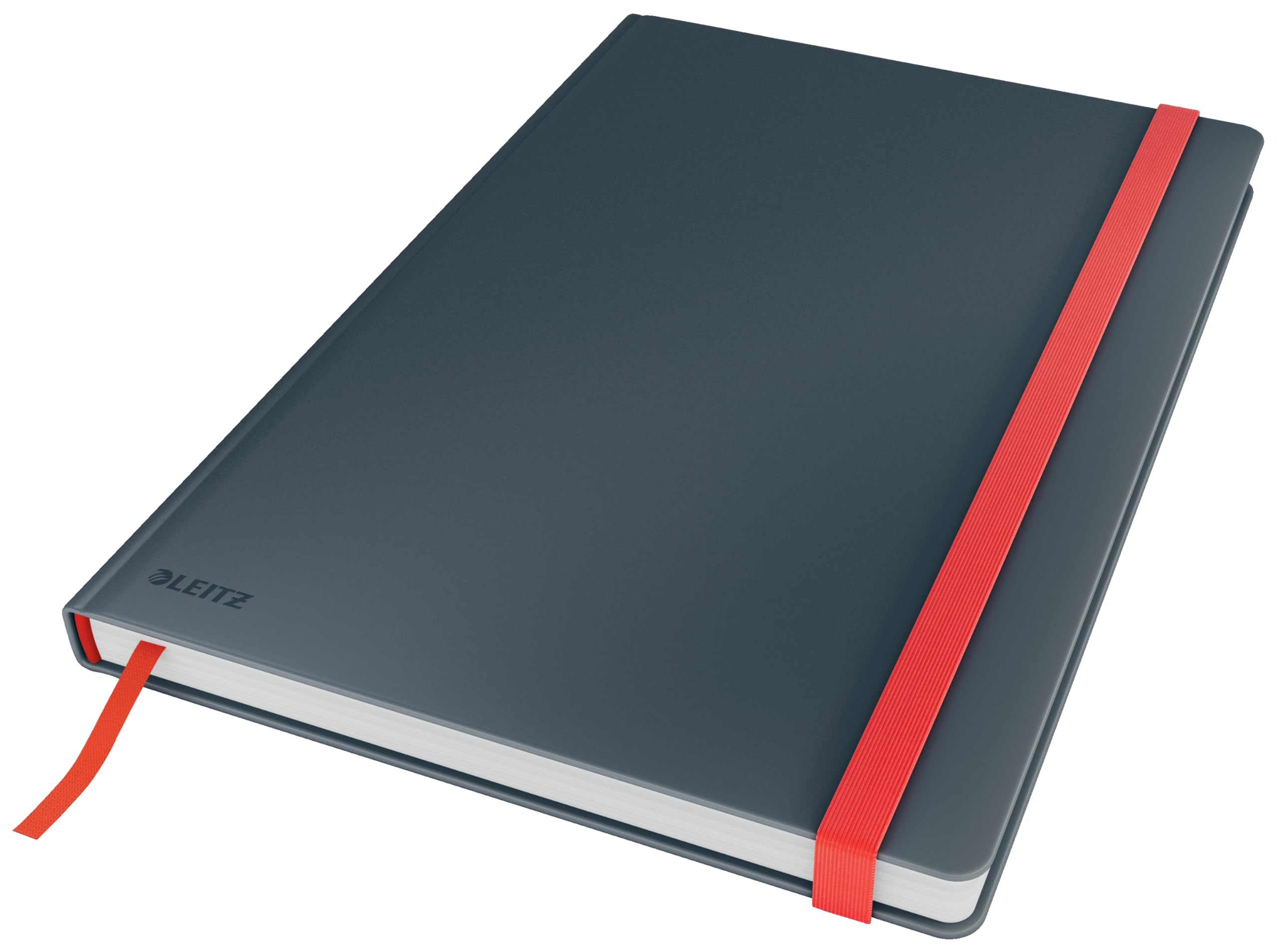 Leitz Large (B5) Squared Hardcover Notebook, 80 Sheet, Cosy Range, Velvet Grey, 44820089
