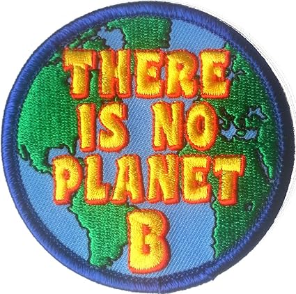 Amazon Com There Is No Planet B Embroidered Patch 7 5cm Dia Arts