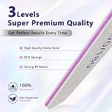 OWill 12 PCS Nail Files 100/180 Grit Double Sided Emery Board White view 3