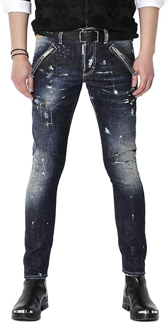 paint stained jeans