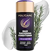 Thickening Hair Growth Conditioner For Women & Men, Biotin Conditioner, Intensive Repair for Thinning Damaged & Frizzy Hair, Split End Care, Sulfate & Paraben Free