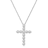 Fifth and Fine Classic Cross Pendant Necklace with