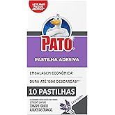 Pato Desinfetante Pastilha Sanitária Adesiva Lavanda, 10 unidades