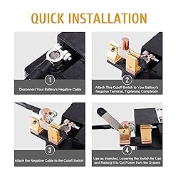 GOGONFLY Master Battery Disconnect Switch, Heavy