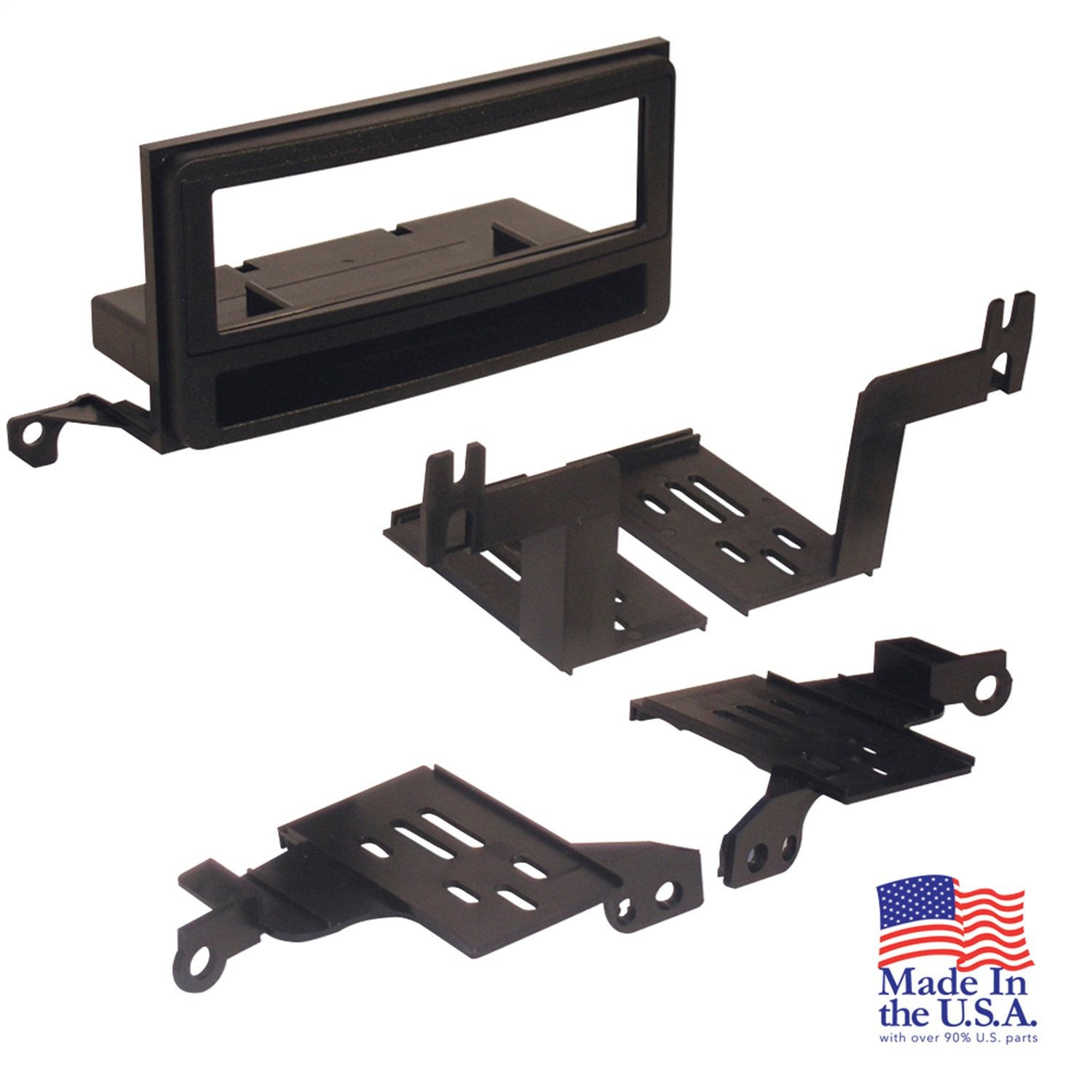 SCOSCHE TA2077B 2007-11 Toyota Yaris Single DIN w/Pocket Install Dash Kit (Base Model, Non Power Pkg)