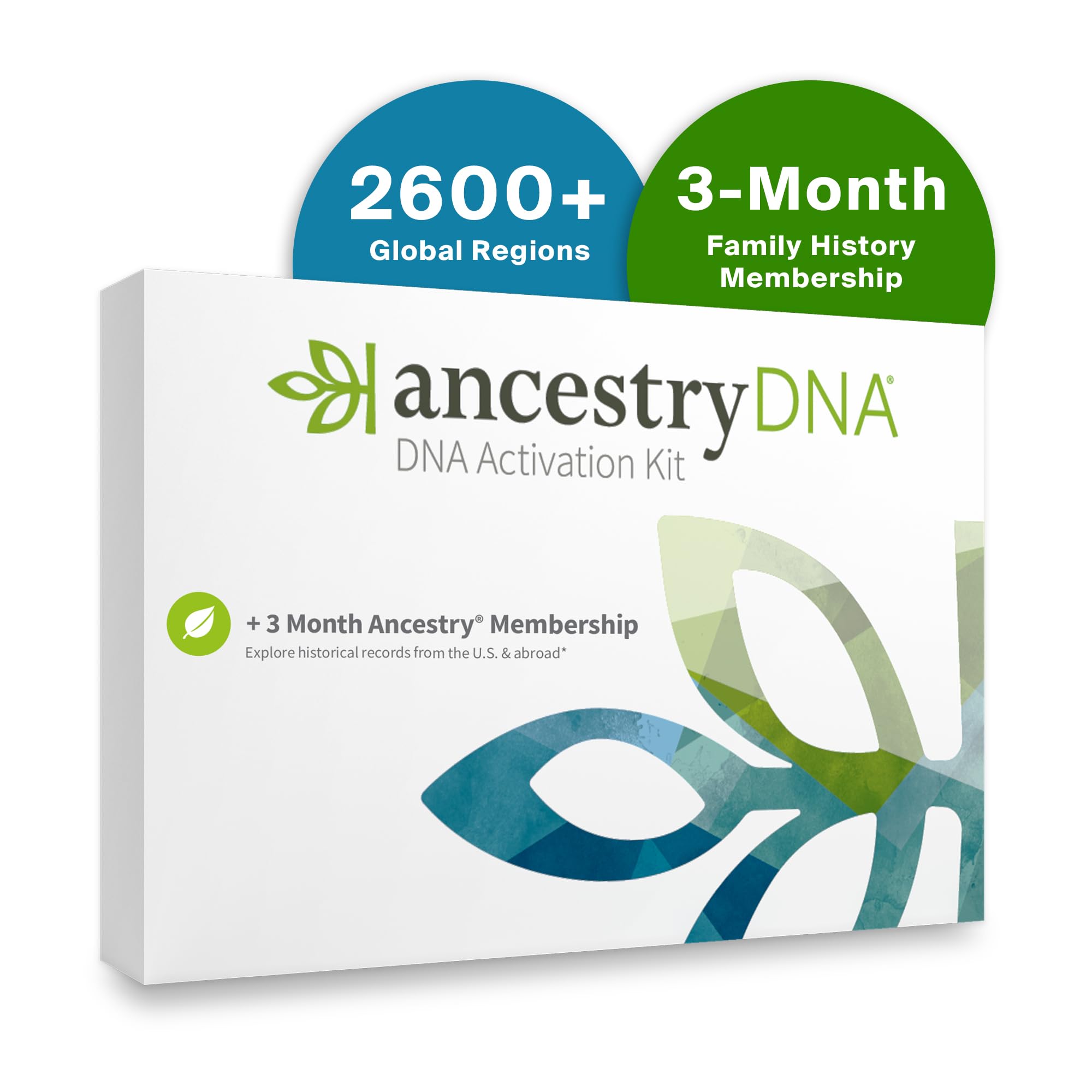 AncestryDNA Test Kit + 3Month Ancestry World Explorer